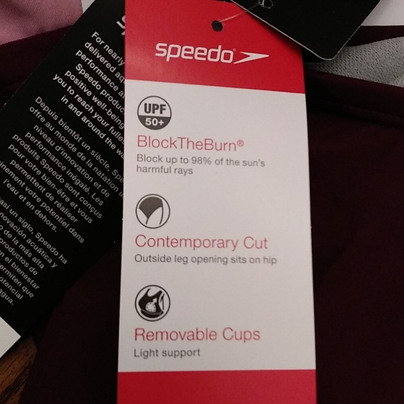 Speedo Tie Front One PieceSwimsuit Sz 8 - Picture 14 of 14